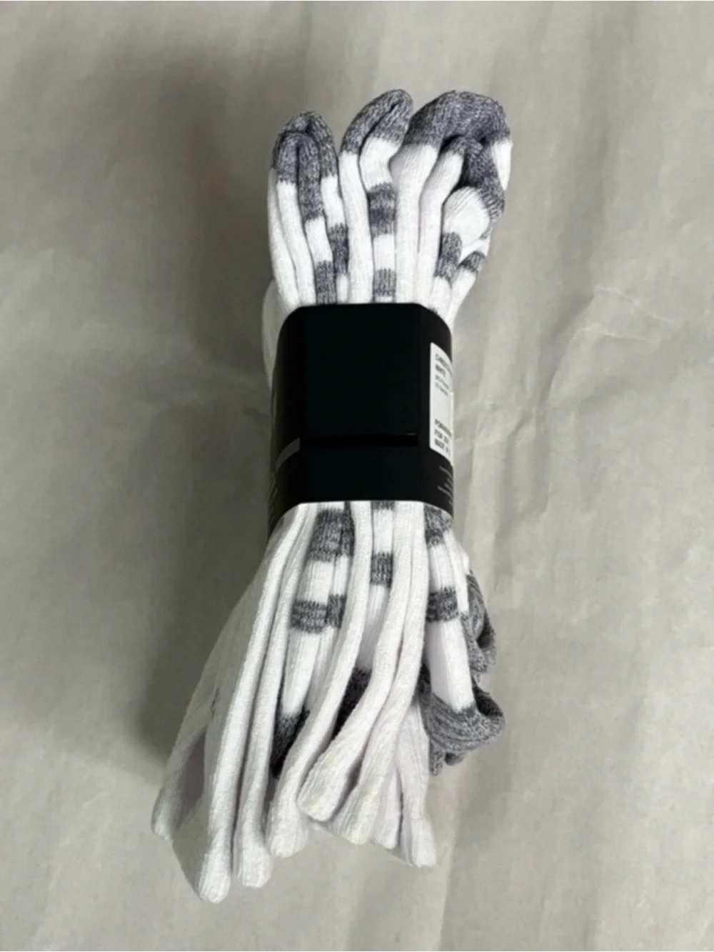 New Calvin Klein Socks Men’s 5 Pair Cushion Crew White Casual Preppy Activewear